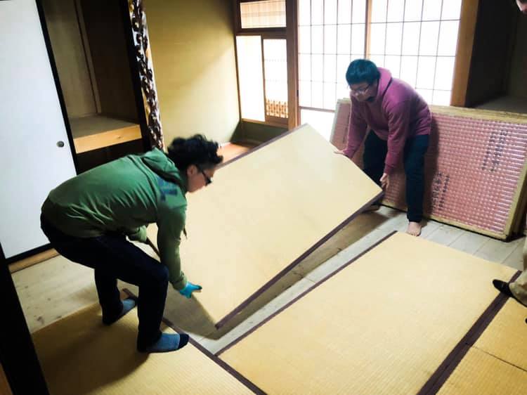 畳の設置